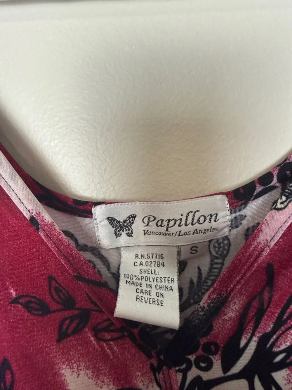 Papillon Blanc Pink & Teal Boho Midi Dress - Picture 4 of 7